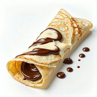 Crepes cioccolata bianca e Nutella