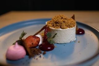 Upside down cheesecake