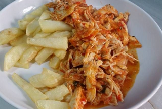 Papas Mariachi Con Pollo Mechado