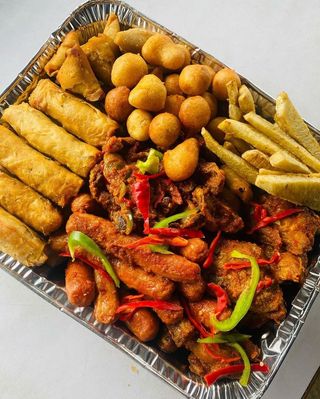 Small chops platter