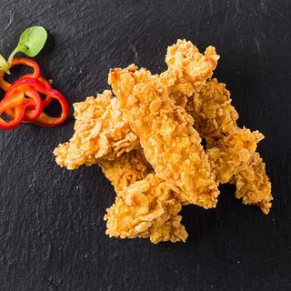 Piept de pui crunchy