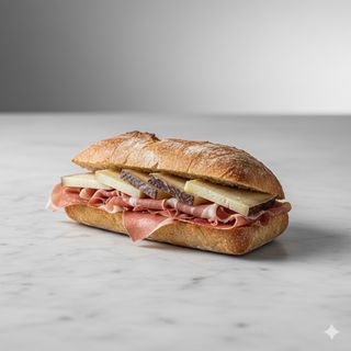 Prosciutto sgambato e pecorino al Chianti