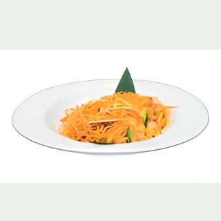 44. Spaghetti di riso con gamberi