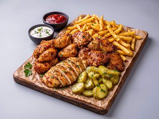 Platou cald de pui