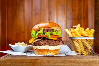 Cheese burger menu