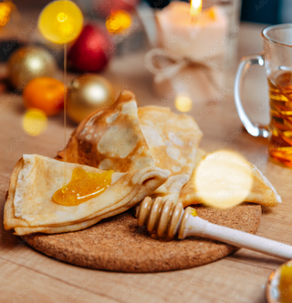 Катма - мед и кашкавал - малка