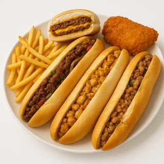 Sandwich filet de bœuf avec accompagnement au choix + 1 boisson offerte 