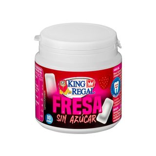 Chicle S/A Me Fresa King Regal Tarro 80P 100Gr