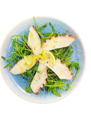 77. Rucola con polpo 4 pezzi