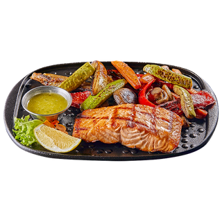 СЬОМГА ФИЛЕ НА BBQ