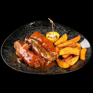 Ребра патрондаш с барбекю сос (400г)