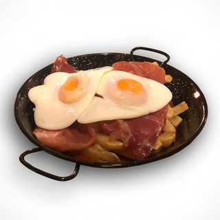 Huevos Rotos Con Jamón