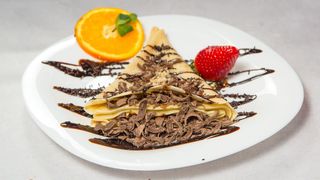 Posna palačinka sa bananom i keksom