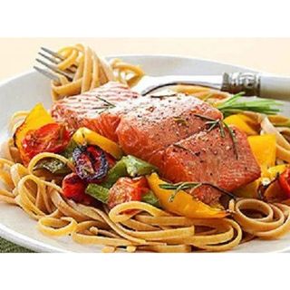 English Fish Served With Mushy Pasta