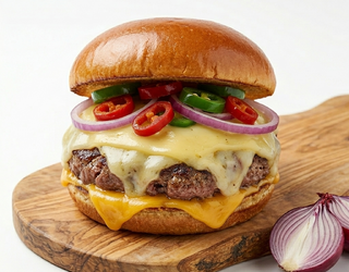 Cheeseburger de vită