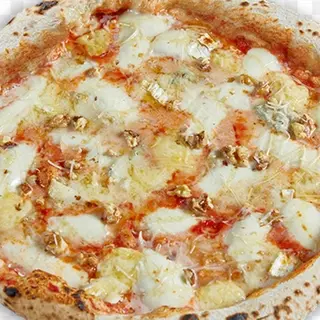 Pizza cuatro quesos 