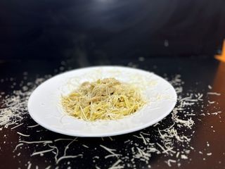 ტალიატელე პესტო ქათამი