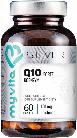 Koenzym Q10 100mg Ubichinon 60 kapsułek MyVita Silver Pure