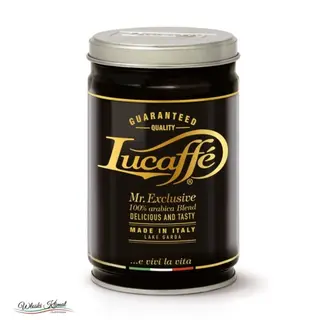 LUCAFFE TIN 250 GR MR. EXCLUSIVE 100% ARABICA COFFEE GROUD