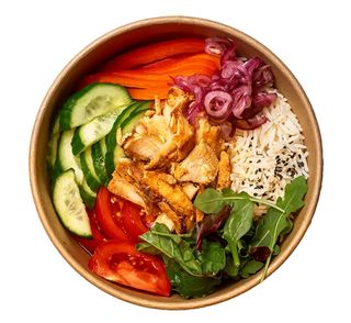 Боул з куркою кебаб та овочами (450 г.)