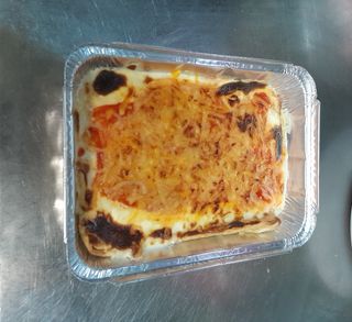 Crepe Salado De Gratinado De Carne Mechada Y Huevo