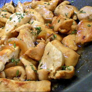 Plat Emincé De Poulet