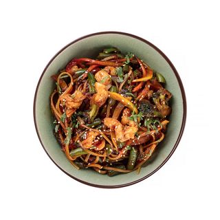 Нудлс с креветками