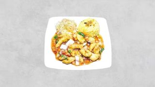 Kurczak w sosie pięciu smakach