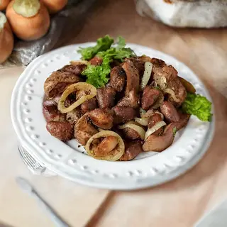 Пилешки дробчета с масло