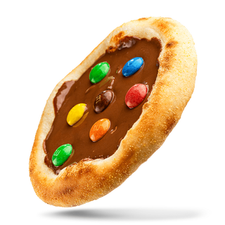 68. Esfirra de M&Ms e Chocolate ao Leite