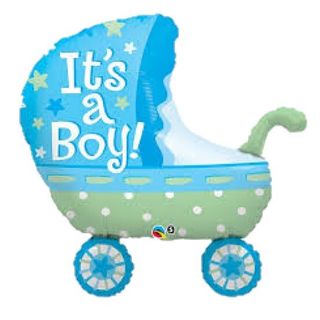 Balon Folie Carucior Baby Boy