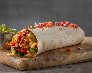 Burrito tinga pollo