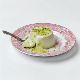 Panna cotta al pistacchio