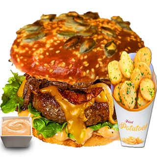 Happy Chesse Burger Meniu 500g