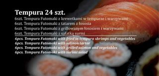 Zestaw Tempura Set  24szt.