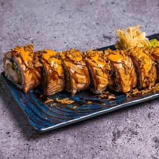 Salmon рол з креветкою та цитрусовим теріякі  285г