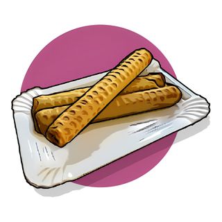 Трубочка зі згущеним молоком