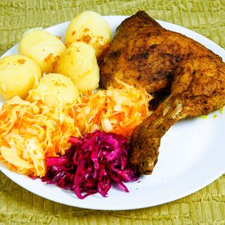 Ćwiartka kurczaka pieczona