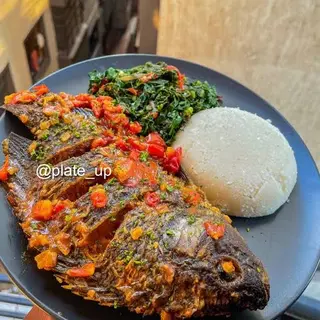 Whole tilapia Wet fry