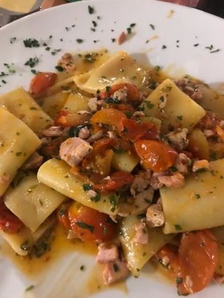 Paccheri con  Ragù di polpo