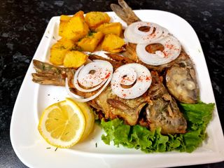 Караси жареные 