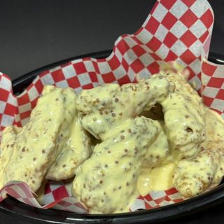 Alitas miel y mostaza