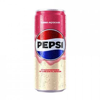 PEPSI ZERO STRAWBERRIES N CREAM 0,33L LATA