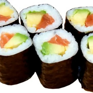 Maki salmón aguacate phila (8 uds.)