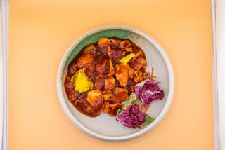 214 Pollo in salsa agrodolce