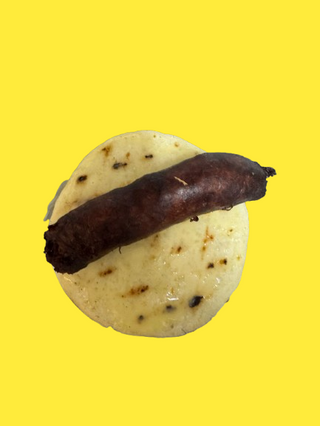 Arepa Con Chorizo Colombiano