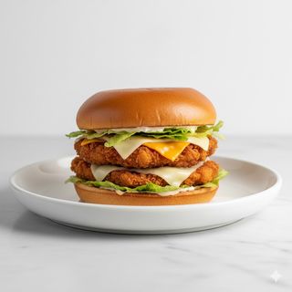 Menú Doble Chicken Burger