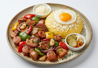 Tigaie picantă din muşchiuleț de porc