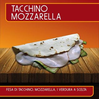 Fesa di tacchino, mozzarella e 1 verdura