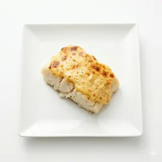 Bacalao con Muselina de Ajo